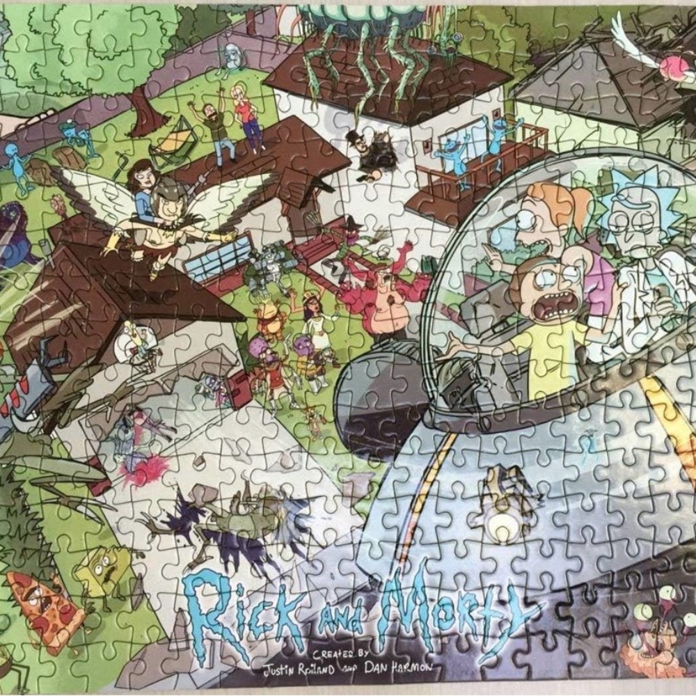 Rick and Morty Jigsaw Puzzle 300 pieces
